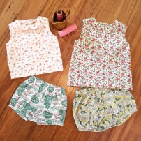 "Inky" tops and "Frankie" bloomers